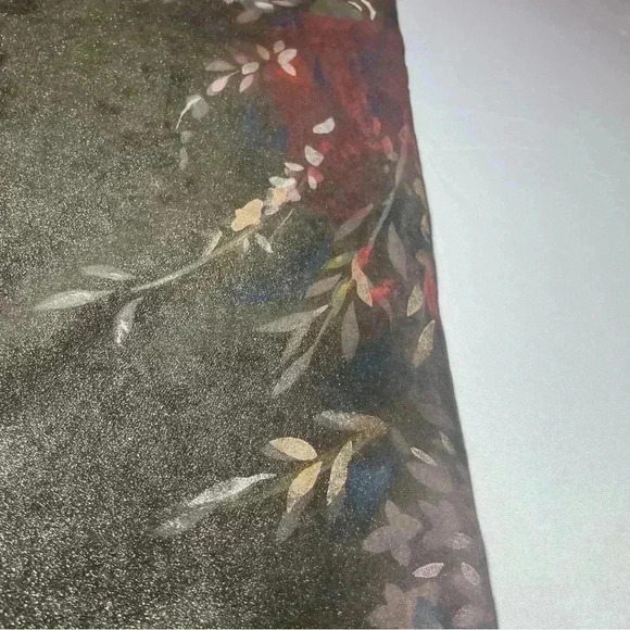 Ralph Lauren Collection Hand Painted Floral Metallic Straight Bootcut Jeans 29 - Picture 14 of 16